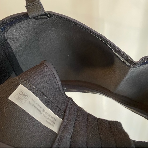 OGET Black Bra Size 34C New With Tags - Picture 6 of 6